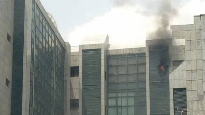BREAKING: Corporate Affairs Commission Headquarters In Abuja Gutted By Fire