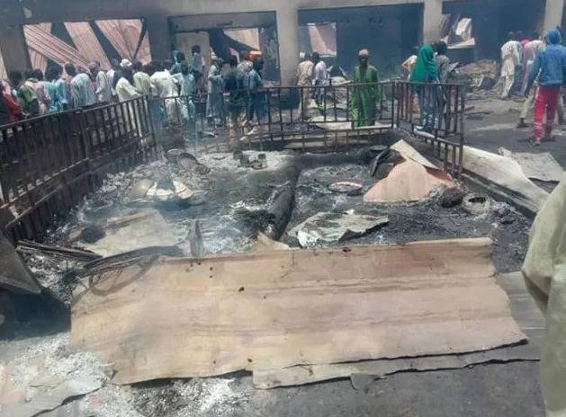 14 Dead, many Injured, 1250 houses destroyed as fire guts IDPs Camp in Borno state