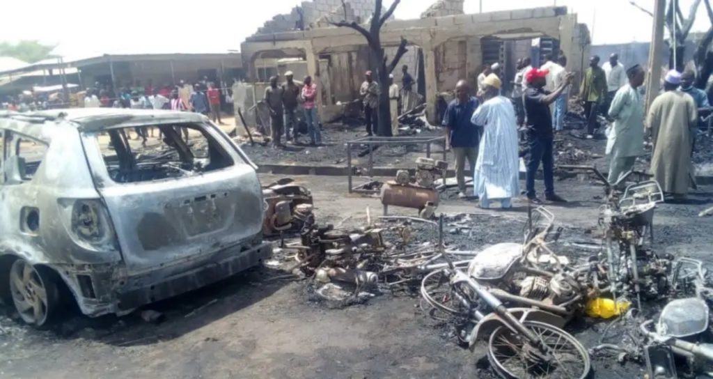 BREAKING: One Killed, Properties Destroyed As Fire Razes Bauchi Market