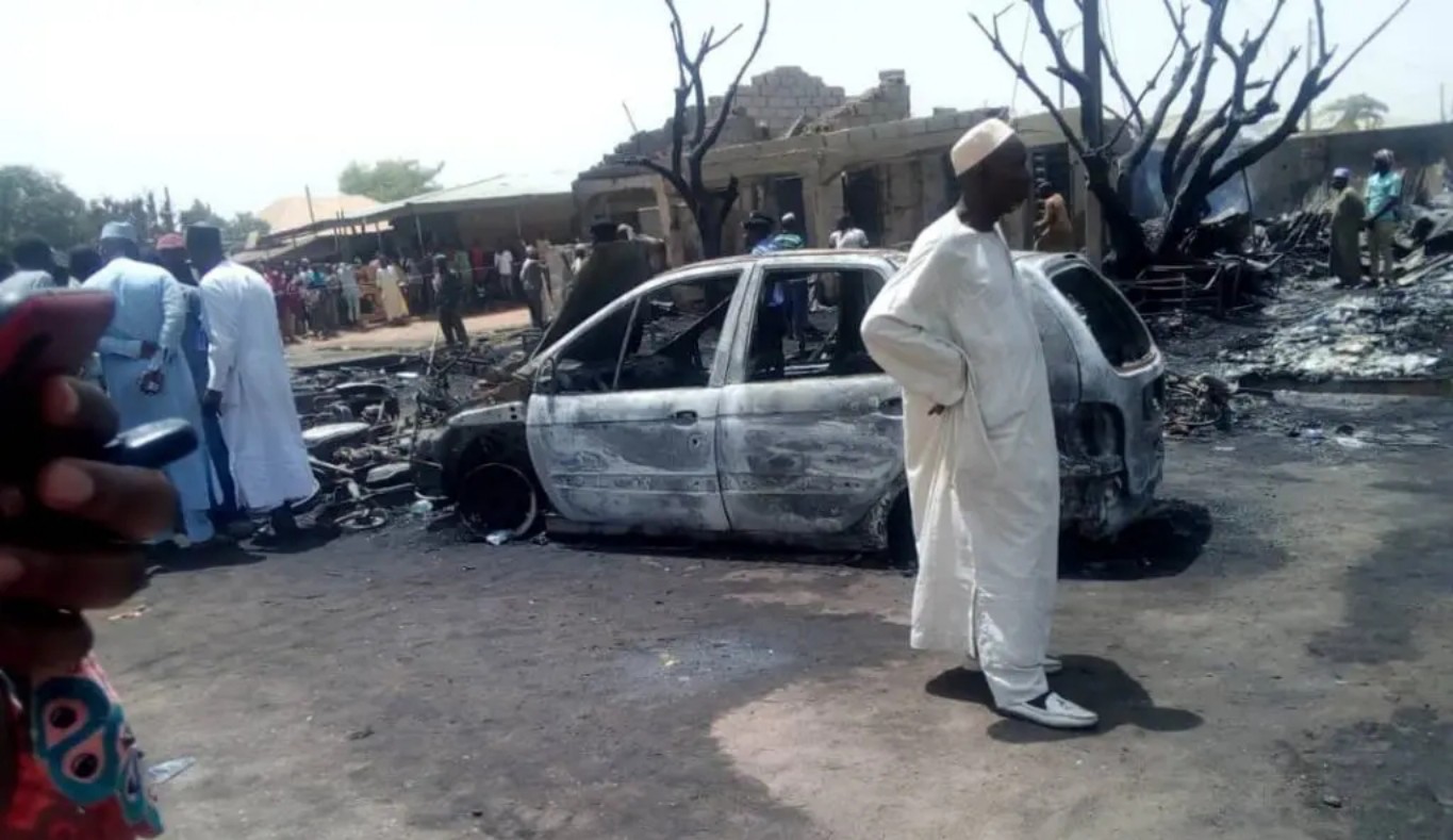 BREAKING: One Killed, Properties Destroyed As Fire Razes Bauchi Market