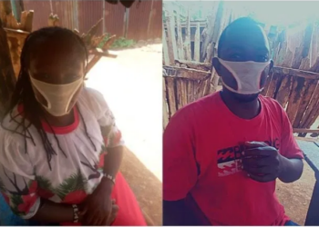 COVID-19: Kenyan Community wearing Female Panties as Face masks