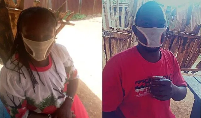 COVID-19: Kenyan Community wearing Female Panties as Face masks