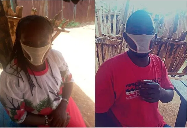 COVID-19: Kenyan Community wearing Female Panties as Face masks