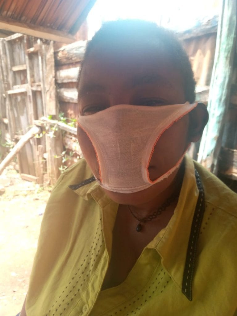 COVID-19: Kenyan Community wearing Female Panties as Face masks