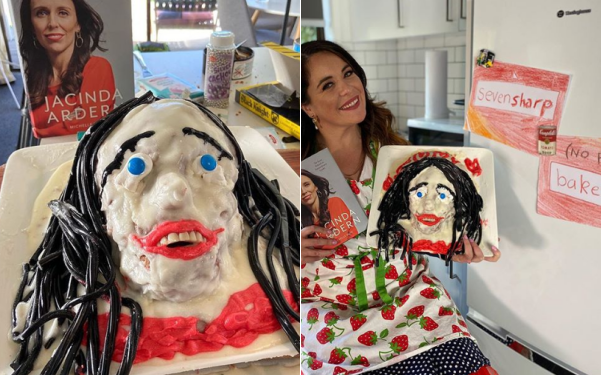 TV host and Comedian, Laura Daniel apologises to New Zealand PM for baking a disturbing cake in her likeness