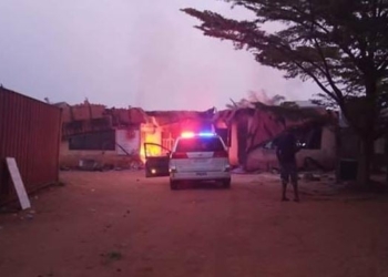 BREAKING: Fire guts INEC office in Abuja