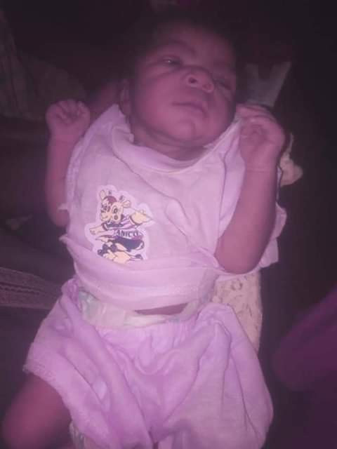 Day-old baby found dumped in Katsina with a note addressed to 'Salisu' (photos)