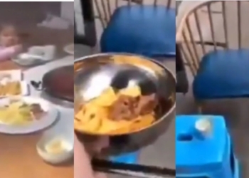 Lady kicked out of Chinese restaurant for being a foreigner while her Chinese family eat inside (Video)