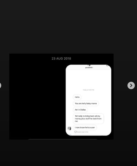 You are a psychopath - Kelly Hansome's estranged baby mama fires back at him