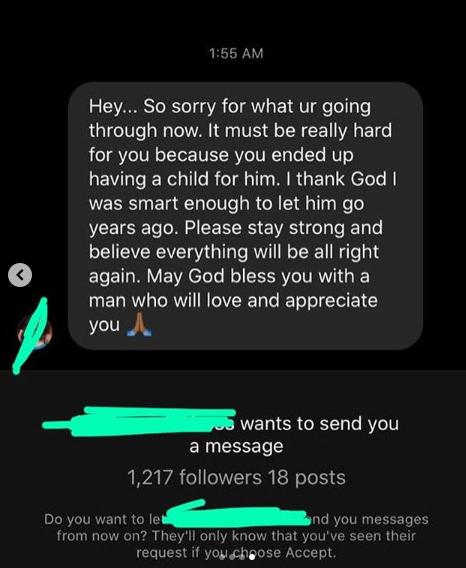 You are a psychopath - Kelly Hansome's estranged baby mama fires back at him