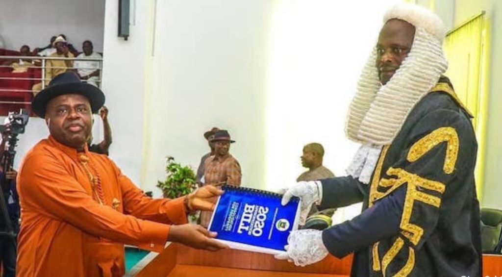 Diri presents 2020 Appropriation Bill to Bayelsa Assembly