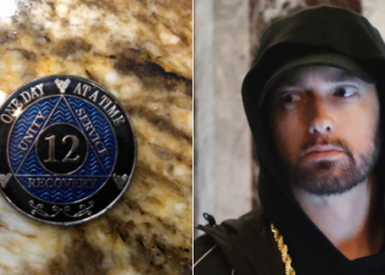 Eminem celebrates 12 years without drug or alcohol