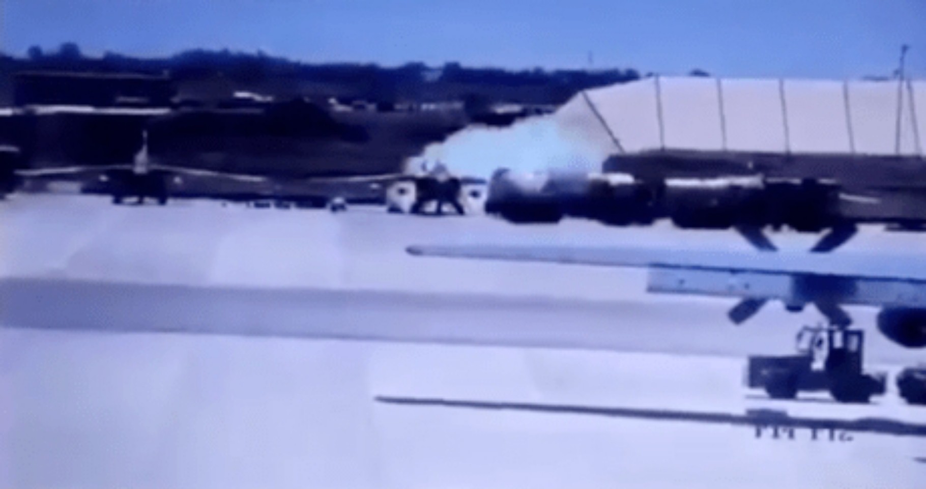 VIDEO: Chadian Jet Accidentally Fires Missile in N'Djaména Airbase Hitting Army Official’s Home