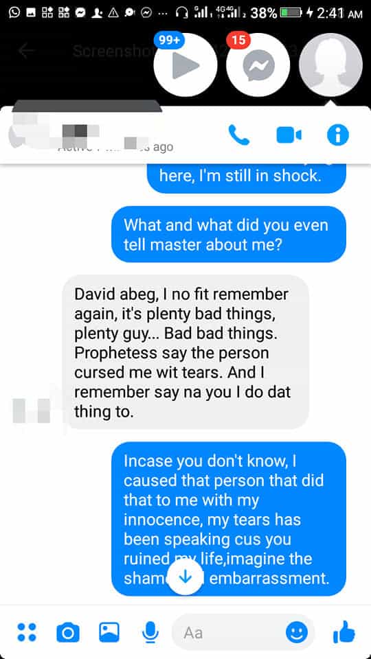 Man narrates how a friend he once helped, confessed to making him lose his source of income
