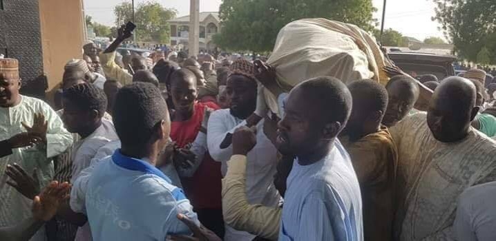 PHOTOS: Social Distancing Violated At Galadima Modu Sheriff's Burial