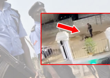 VIDEO: Four armed robbers shot dead by police while robbing in Lekki