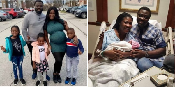 Mercy Johnson's hubby, Prince Odi Okojie, debunks rumors she has welcomed their 4th child