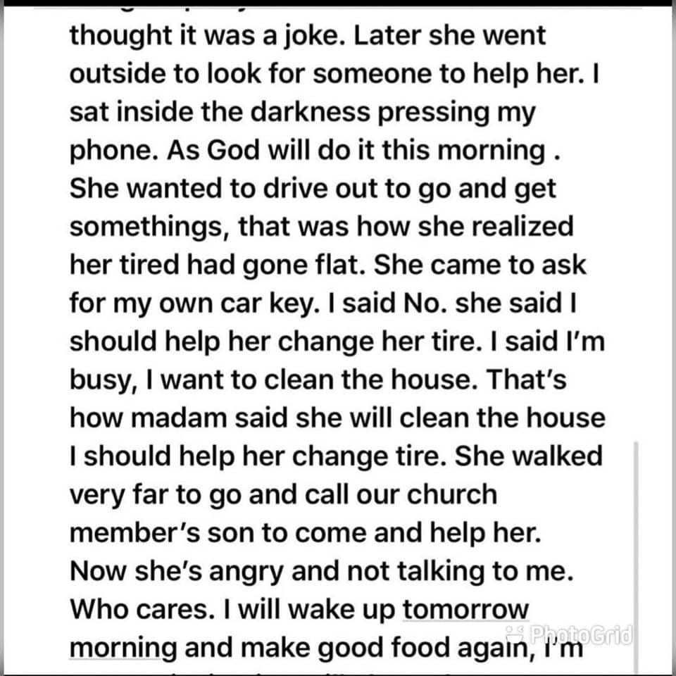 Man narrates how he taught feminist wife bitter lessons by following her rules