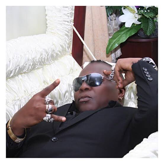Charly Boy reveals why he is not scared of death as he lays in a coffin in new photos