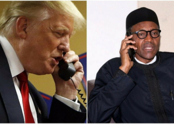 Donald Trump speaks with President Buhari on phone about Covid-19, pledges to provide Nigeria with ventilators