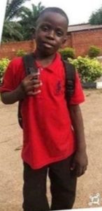 Photo of 9-year-old Ogun boy who was chained and left to die emerges months after Governor's wife adopted him