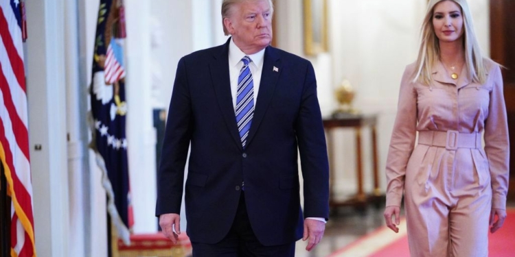 Donald Trump with his daughter Ivanka