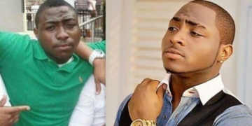 Davido's throwback pictures