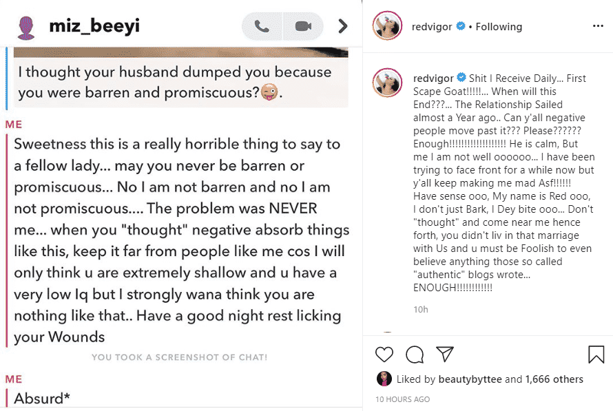 Maureen Esisi reacts after lady said she’s barren after failed marriage