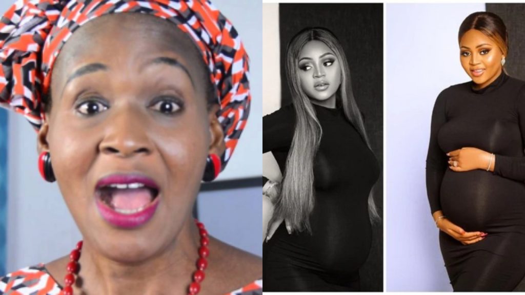 Kemi Olunloyo and Regina Daniels