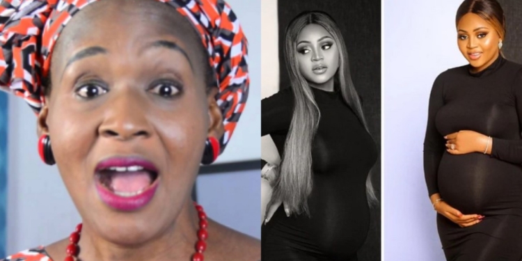 Kemi Olunloyo and Regina Daniels