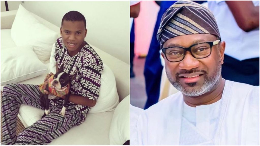 Otedola celebrates son