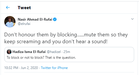 El-Rufai reveals what his wife should do to Twitter trolls