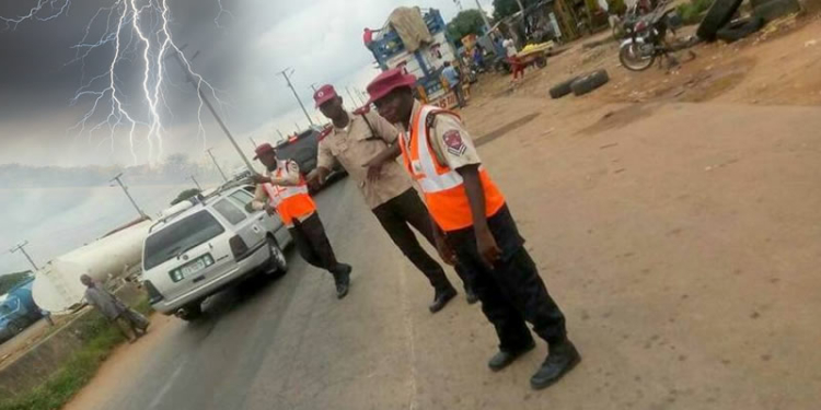 Three FRSC officials reportedly struck dead by lightning in Ogun