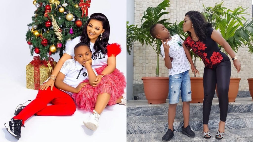 Mercy Aigbe celebrates her son as he clocks 10, reveals she won't be having another child again