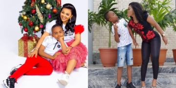 Mercy Aigbe celebrates her son as he clocks 10, reveals she won't be having another child again