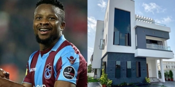 Super Eagles player Ogenyi Onazi buys multi-million naira home in Lekki (photos/video)
