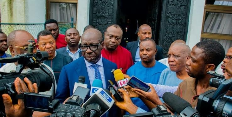 BREAKING: Obaseki in PDP National Secretariat for screening