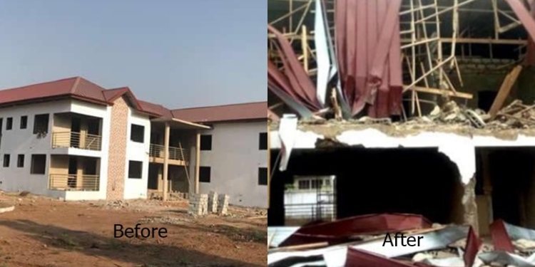 Armed men break into Nigerian high commission in Ghana, demolish apartments