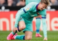 Barcelona’s star, Frenkie De Jong suffers calf injury