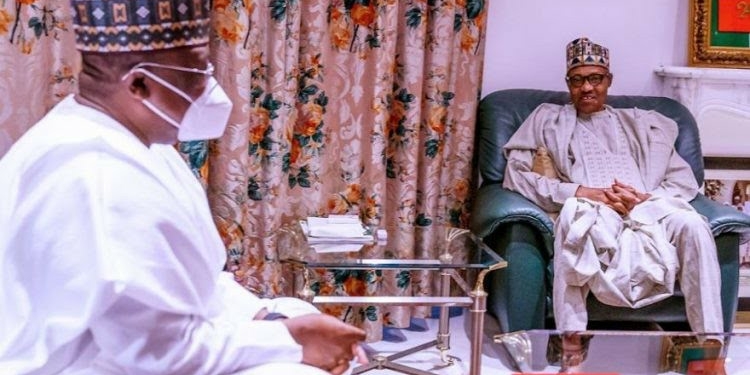 Buhari, Lawan meet over APC crisis, insecurity