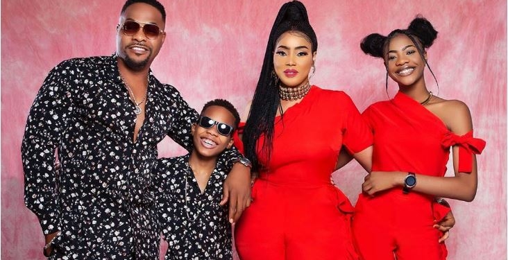 Nollywood actor, Ninalowo Bolanle shares adorable family photo with wife and kids