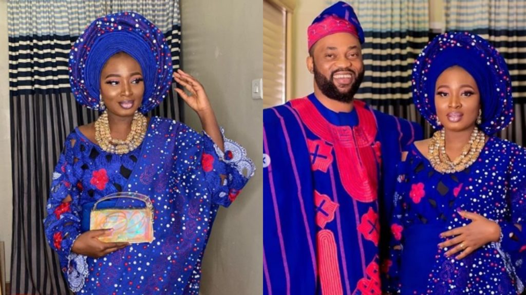Nollywood lovers in shock after actress, Adebimpe Oyebade shares introduction pictures with Damola Olatunji