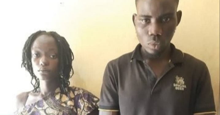 Police arrest couple as wife strips husband's ex girlfriend naked in Ogun