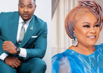 Sola Sobowale, Sotayo gaga and other Nollywood celebrities react to Bolanle Ninalowo's new family photos