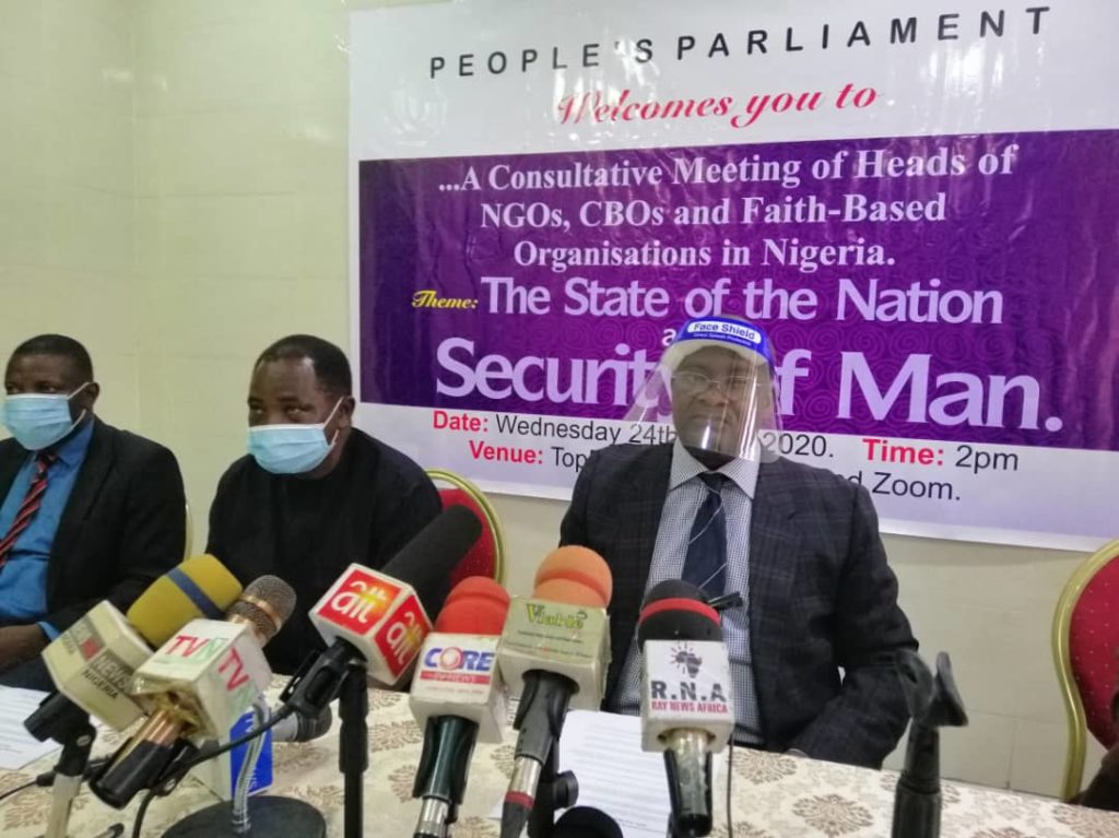 Insecurity: Community-based organizations reiterate support for Buhari, Service Chiefs in the fight against insurgency