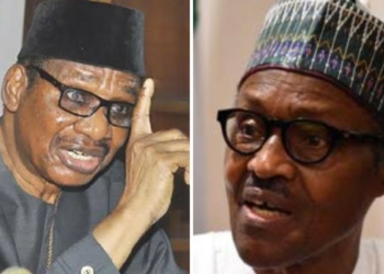 Don’t attend Giadom-led NEC meeting, Sagay tells Buhari