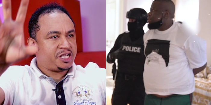 Nigerians blast Daddy Freeze for supporting Hushpuppi
