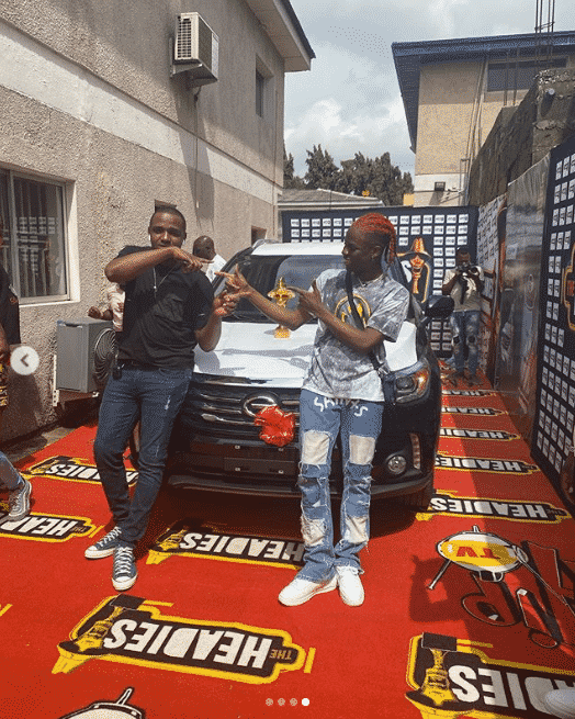 Rema finally picks up Headies ‘Next Rated’ SUV prize
