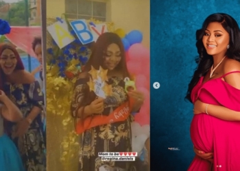 Photos from Regina Daniels' surprise baby shower