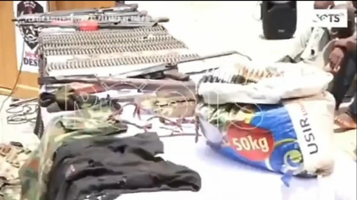 VIDEO: Police arrest three women for allegedly concealing 818 rounds of live ammunition in a bag of rice